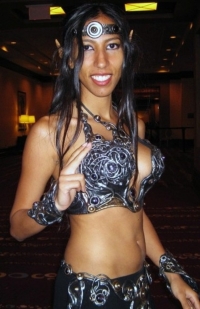 Allegra &quot;The Chainmal Chick&quot; Torres played an NPC elven Cleric in 2010.